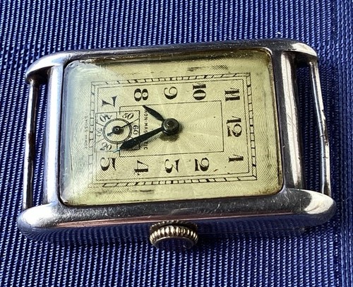 Good size silver art deco - size,