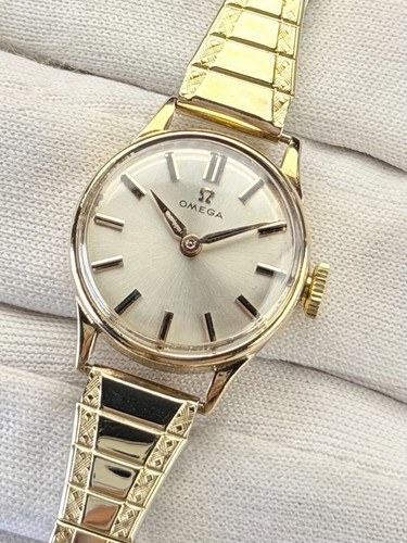 Omega lady vintage 9ct gold - omega, lady's