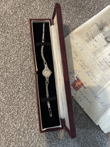 Art deco platinum diamond - platinum, &