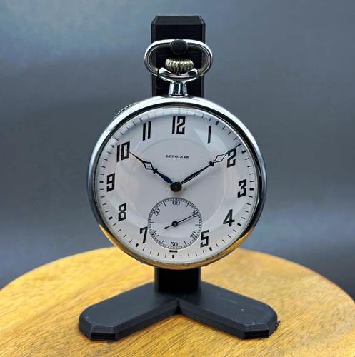 Longines art deco pocket watch - deco,