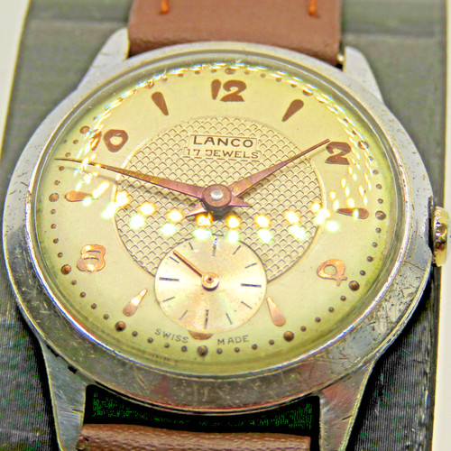 Vintage lanco watch - 1950s, art