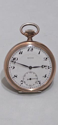 Art deco zenith silver pocket - zenith,