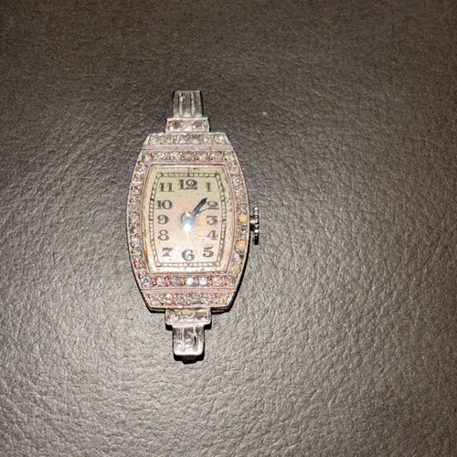 Fine antique platinum art deco - platinum,