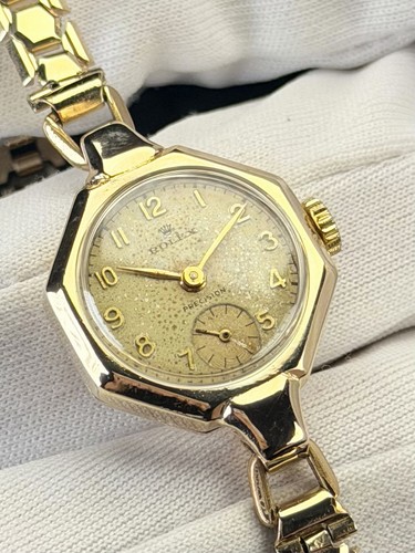 Rolex vintage ladies 9ct gold - vintage,
