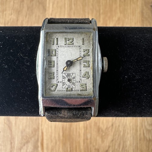 Art deco swiss - watch, wind