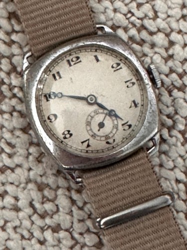 1920s cushion watch - with, sub