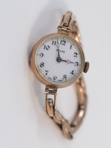 Rare vintage rolco 9ct - rare, (rolex)