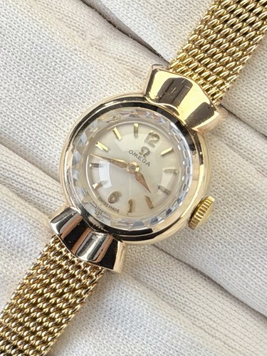 Omega lady vintage 9ct gold - lady's,