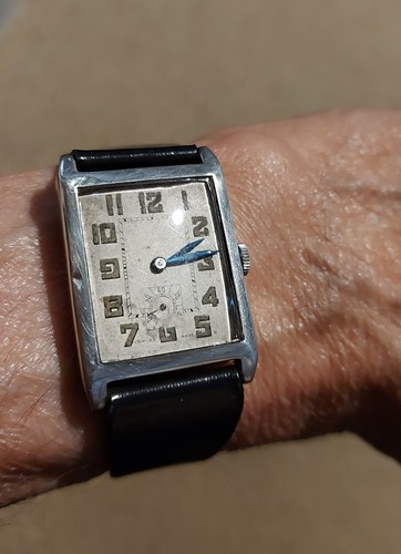 1934 art deco - solid, silver