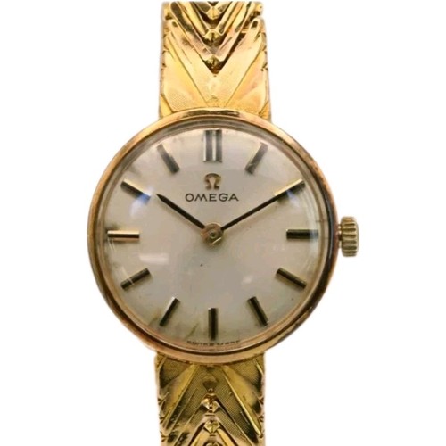 Omega ladies vintage - 9ct, gold