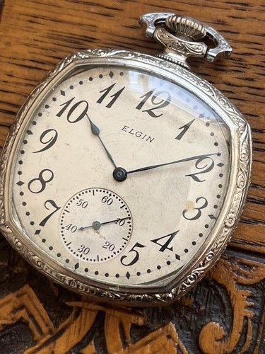 Elgin pocket watch art deco - watch.,