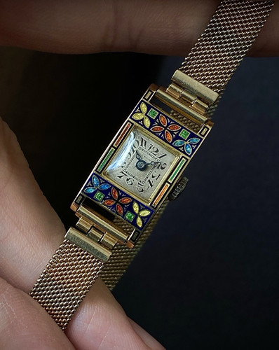 1930s germinal 18ct gold art - gold,